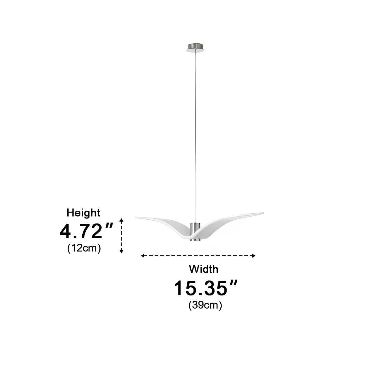 Modern Outdoor Waterproof Seagull Bird LED Ceiling Pendant Lights