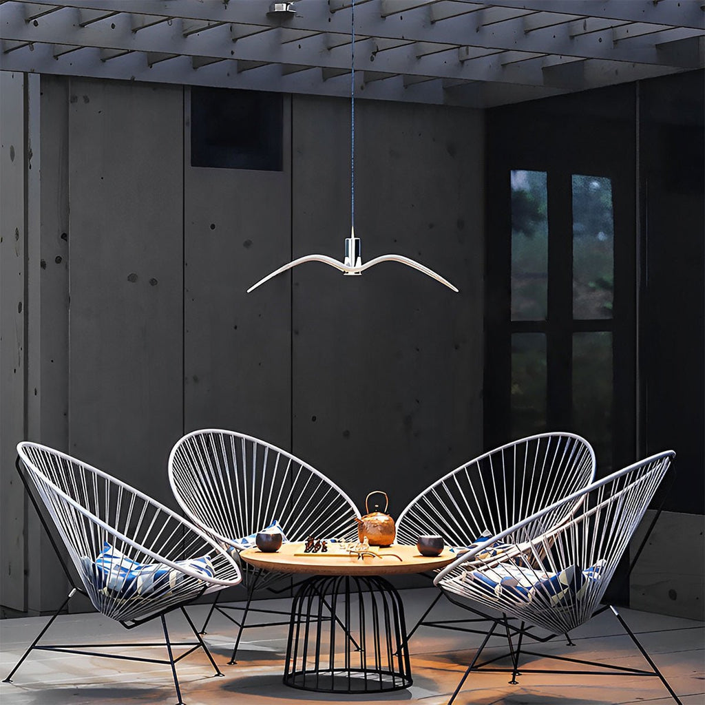 Modern Outdoor Waterproof Seagull Bird LED Ceiling Pendant Lights