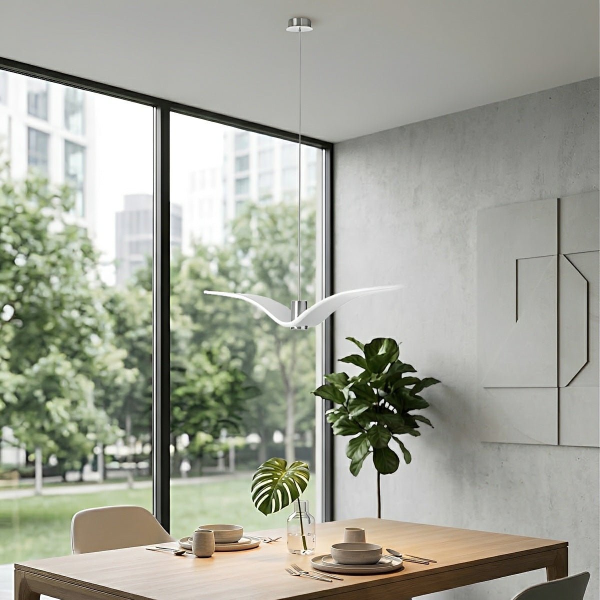 Modern Outdoor Waterproof Seagull Bird LED Ceiling Pendant Lights