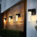 Modern Waterproof Square Long Strip Crystal LED Outdoor Wall Light
