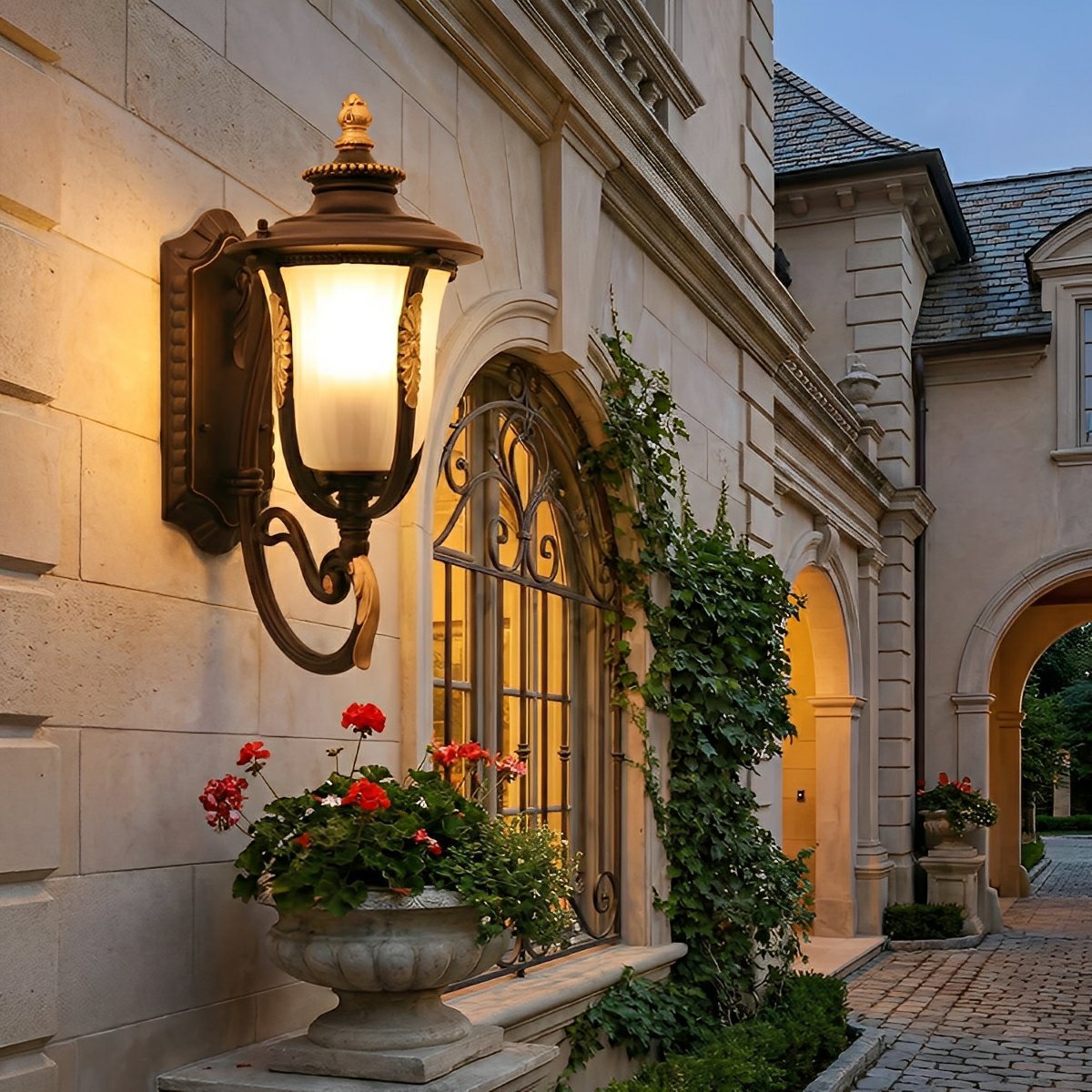 Vintage Classic Waterproof Outdoor LED Porch Light Exterior Wall Lights