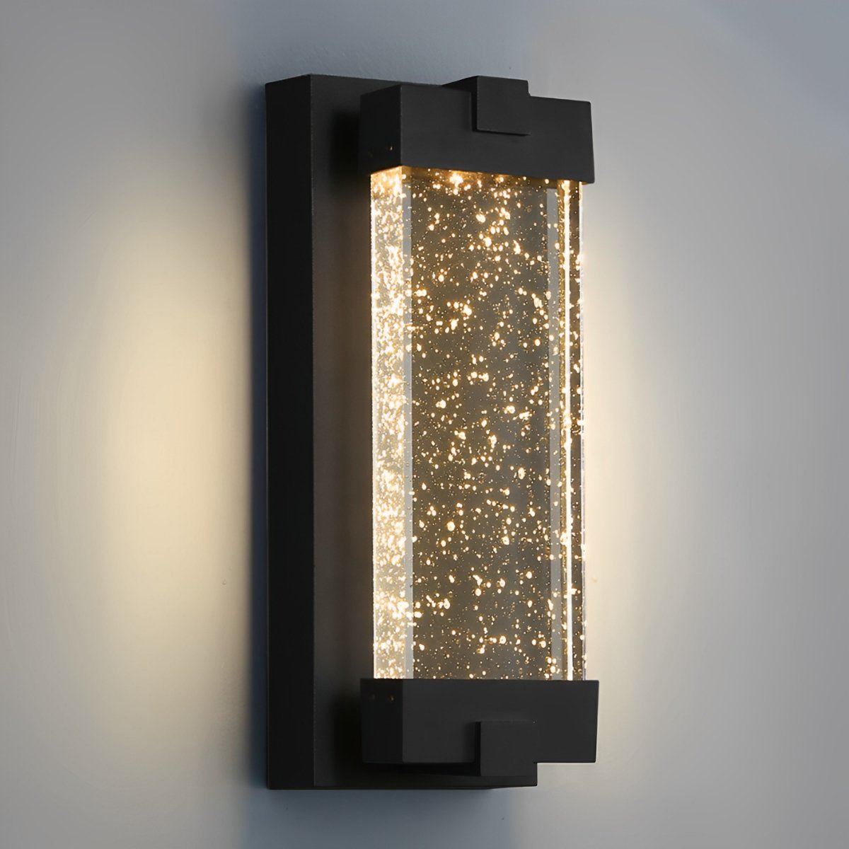 Waterproof Rectangle Crystal LED Outdoor Wall Sconces