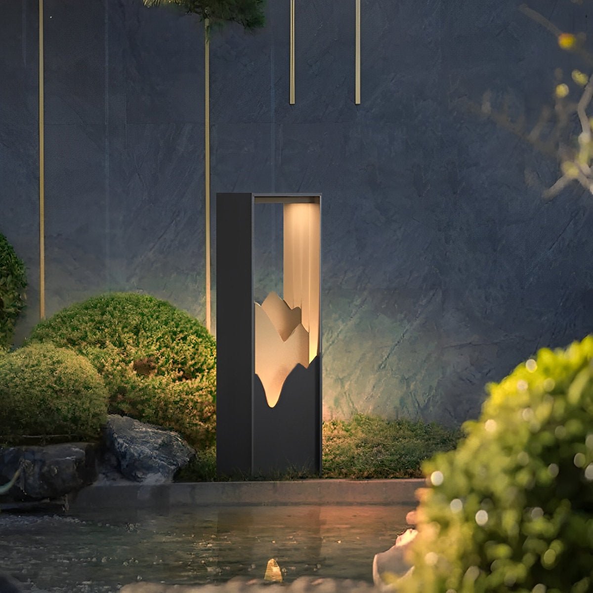 Waterproof LED Mountain Scenery Outdoor Path Lights