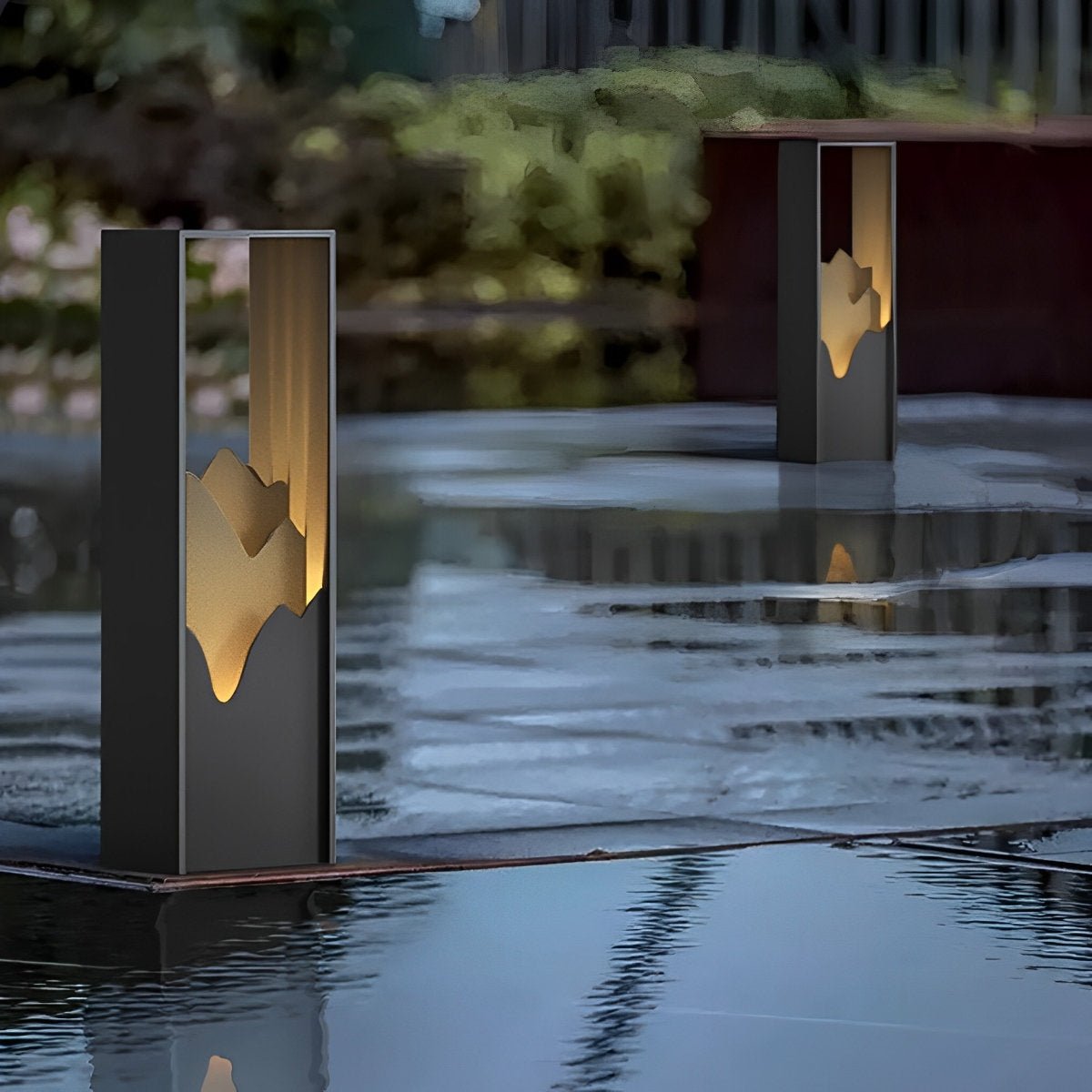 Waterproof LED Mountain Scenery Outdoor Path Lights