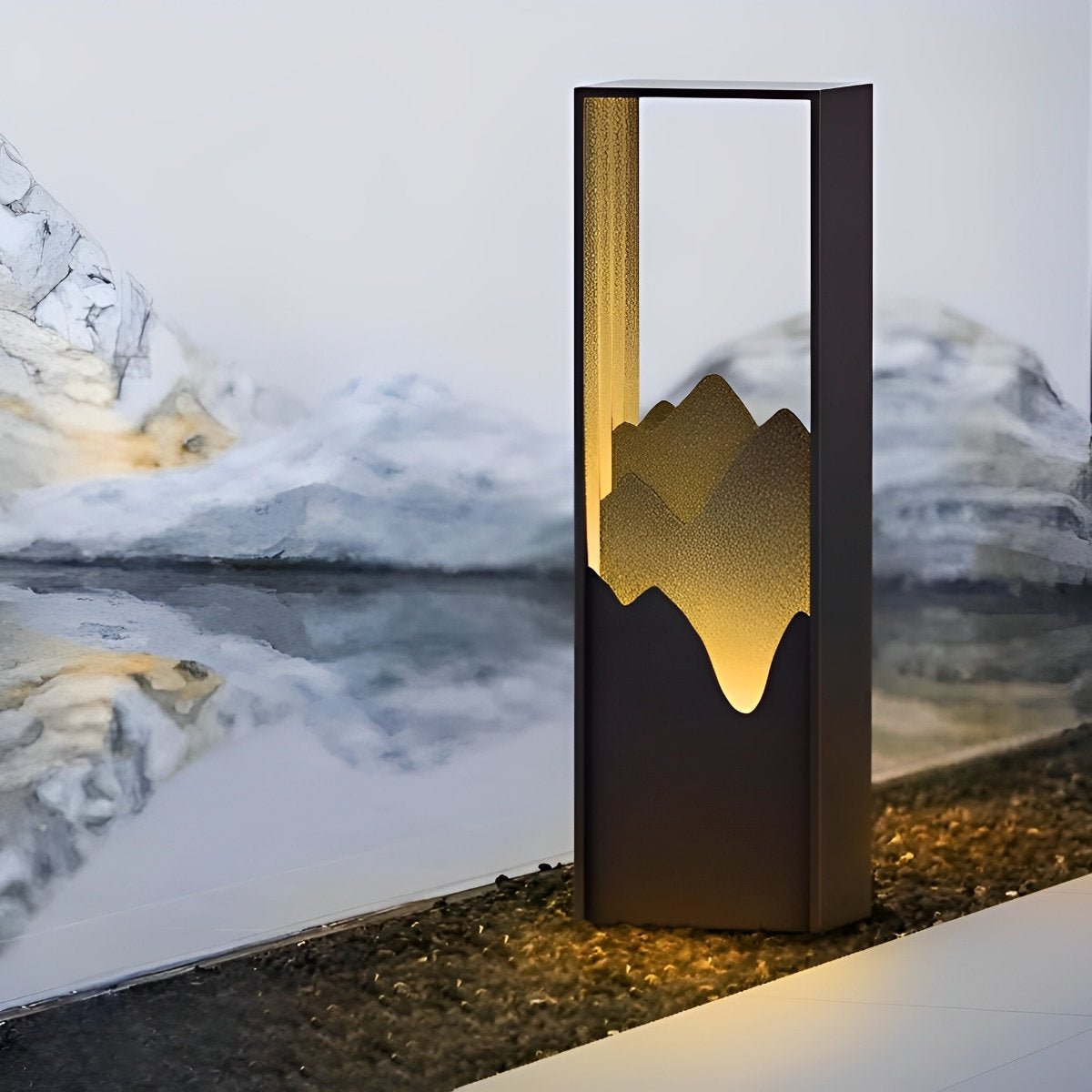 Waterproof LED Mountain Scenery Outdoor Path Lights