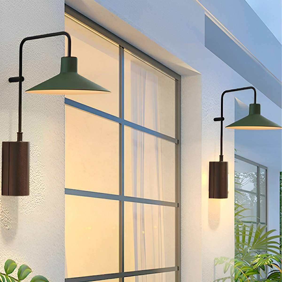 Waterproof Umbrella Outdoor LED Porch Light Exterior Wall Lights